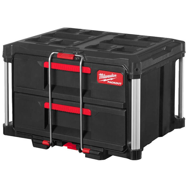 Milwaukee PACKOUT 2-Drawer Tool Box – Modular Tool Storage System