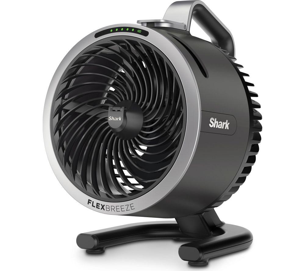 Shark HydroGo FA050UK Portable Cordless Misting Fan – Charcoal