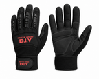 PETTS WOOD D.I.Y Premium Work Gloves – Heavy Duty Protective Gloves Black