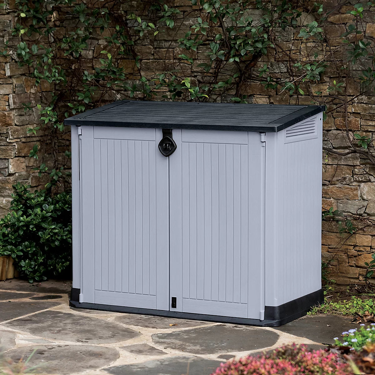 Keter Store It Out Midi 880L Resin Outdoor Storage Box – Grey