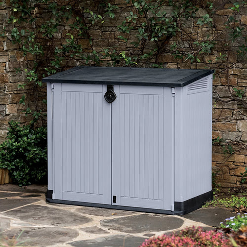 Keter Store It Out Midi 880L Resin Outdoor Storage Box – Grey