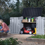 Keter Store It Out Midi 880L Resin Outdoor Storage Box – Grey